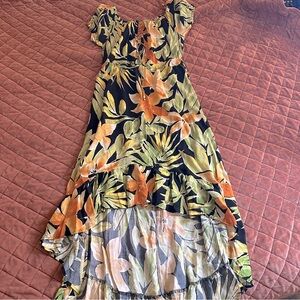 NWT Forever 21 black floral dress